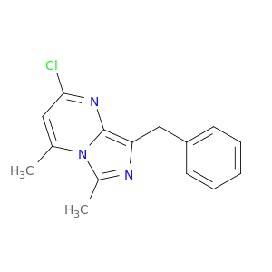 8-Benzyl-2-chloro-4,6-dimethylimidazo[1,5-a]pyrimidine