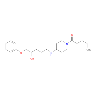 4-Piperidinamine, N-(4-hydroxy-5-phenoxypentyl)-1-(1-oxopentyl)-