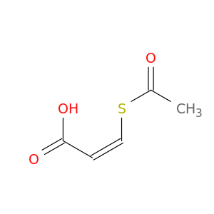 2-Propenoic acid, 3-(acetylthio)-, (Z)-