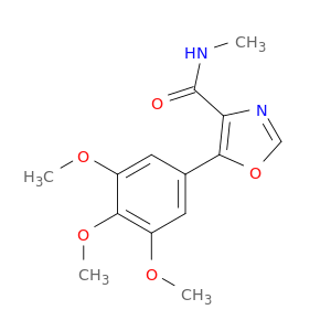 4-Oxazolecarboxamide, N-methyl-5-(3,4,5-trimethoxyphenyl)-