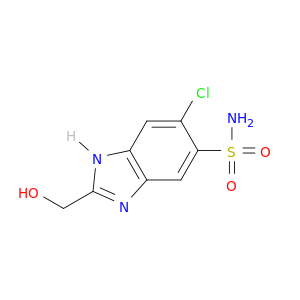 1H-Benzimidazole-5-sulfonamide, 6-chloro-2-(hydroxymethyl)-