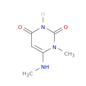 2,4(1H,3H)-Pyrimidinedione, 1-methyl-6-(methylamino)-