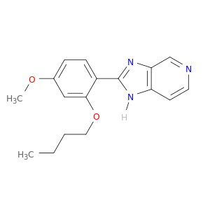 1H-Imidazo[4,5-c]pyridine, 2-(2-butoxy-4-methoxyphenyl)-