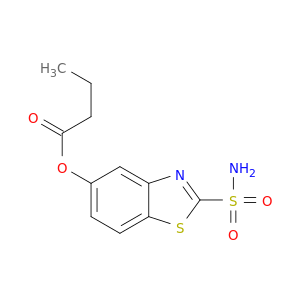 Butanoic acid, 2-(aminosulfonyl)-5-benzothiazolyl ester