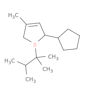 1H-Borole, 2-cyclopentyl-2,5-dihydro-4-methyl-1-(1,1,2-trimethylpropyl)-