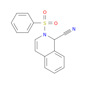 1-Isoquinolinecarbonitrile,1,2-dihydro-2-(phenylsulfonyl)-