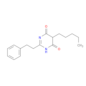 4,6(1H,5H)-Pyrimidinedione, 5-pentyl-2-(2-phenylethyl)-