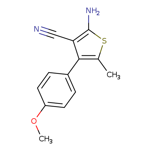 2-氨基-4-(4-甲氧苯基)-5-甲基噻吩-3-甲腈