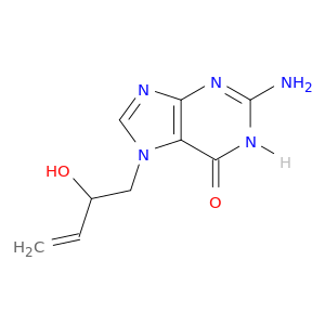6H-Purin-6-one, 2-amino-1,7-dihydro-7-(2-hydroxy-3-butenyl)-