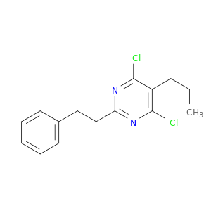 Pyrimidine, 4,6-dichloro-2-(2-phenylethyl)-5-propyl-