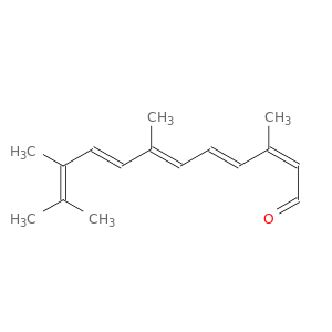 2,4,6,8,10-Dodecapentaenal, 3,7,10,11-tetramethyl-, (Z,E,E,E)-