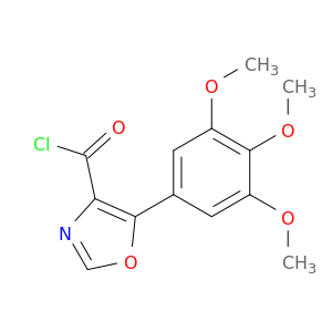 4-Oxazolecarbonyl chloride, 5-(3,4,5-trimethoxyphenyl)-