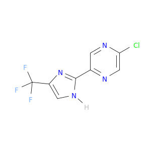 Pyrazine, 2-chloro-5-[4-(trifluoromethyl)-1H-imidazol-2-yl]-