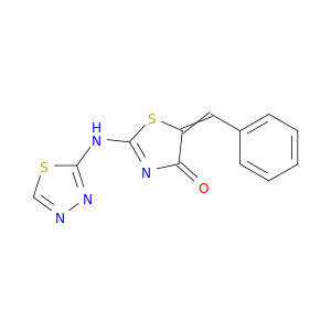4(5H)-Thiazolone, 5-(phenylmethylene)-2-(1,3,4-thiadiazol-2-ylamino)-