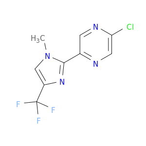 Pyrazine, 2-chloro-5-[1-methyl-4-(trifluoromethyl)-1H-imidazol-2-yl]-
