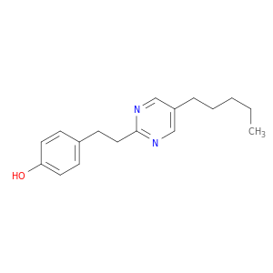 Phenol, 4-[2-(5-pentyl-2-pyrimidinyl)ethyl]-