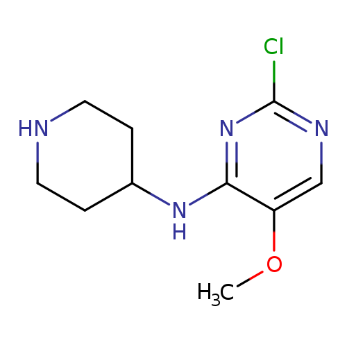 2-Chloro-5-methoxy-N-(piperidin-4-yl)pyrimidin-4-amine