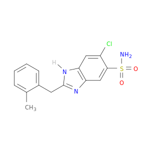 1H-Benzimidazole-5-sulfonamide, 6-chloro-2-[(2-methylphenyl)methyl]-