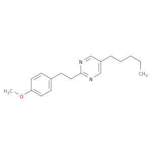 Pyrimidine, 2-[2-(4-methoxyphenyl)ethyl]-5-pentyl-