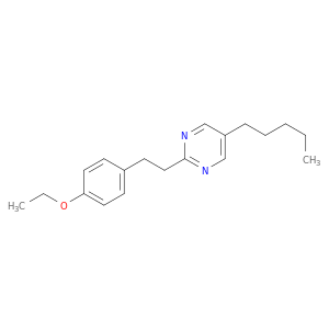 Pyrimidine, 2-[2-(4-ethoxyphenyl)ethyl]-5-pentyl-