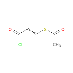 Ethanethioic acid, S-(3-chloro-3-oxo-1-propenyl) ester