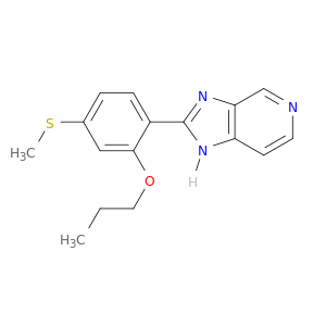 1H-Imidazo[4,5-c]pyridine, 2-[4-(methylthio)-2-propoxyphenyl]-