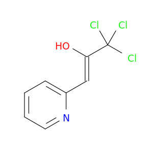 1-Propen-2-ol, 3,3,3-trichloro-1-(2-pyridinyl)-, (Z)-