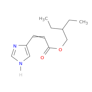2-Propenoic acid, 3-(1H-imidazol-4-yl)-, 2-ethylbutyl ester