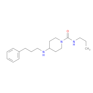 1-Piperidinecarboxamide, 4-[(3-phenylpropyl)amino]-N-propyl-