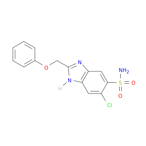1H-Benzimidazole-5-sulfonamide, 6-chloro-2-(phenoxymethyl)-