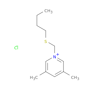 Pyridinium, 1-[(butylthio)methyl]-3,5-dimethyl-, chloride