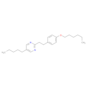 Pyrimidine, 2-[2-[4-(hexyloxy)phenyl]ethyl]-5-pentyl-