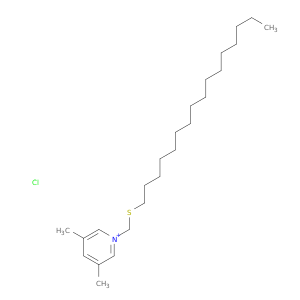 Pyridinium, 1-[(hexadecylthio)methyl]-3,5-dimethyl-, chloride