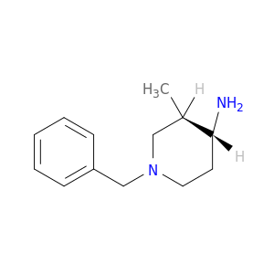 4-哌啶胺,3-甲基-1-(苯甲基)-,反式-