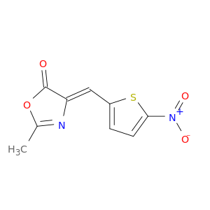 5(4H)-Oxazolone, 2-methyl-4-[(5-nitro-2-thienyl)methylene]-, (Z)-