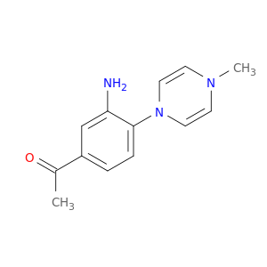 乙酮,1-[3-氨基-4-(1-甲基-4(1H)-吡嗪基)苯基]-