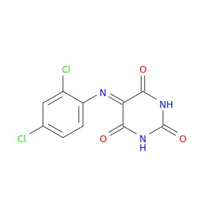 2,4,6(1H,3H,5H)-Pyrimidinetrione, 5-[(2,4-dichlorophenyl)imino]-