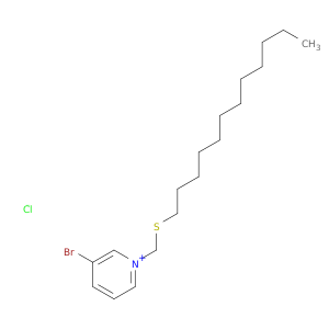 Pyridinium, 3-bromo-1-[(dodecylthio)methyl]-, chloride
