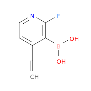 4-ETHYNYL-2-FLUORO-PYRIDIN-3-YLBORONIC ACID