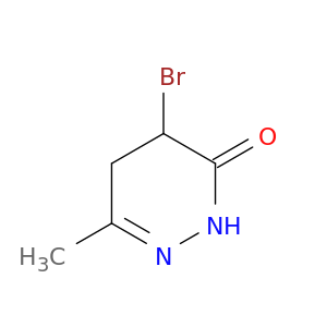 3(2H)-Pyridazinone, 4-bromo-4,5-dihydro-6-methyl-