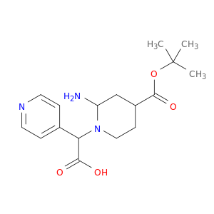 4-Pyridineacetic acid, a-[4-[[(1,1-dimethylethoxy)carbonyl]amino]-1-piperidinyl]-