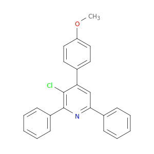 Pyridine, 3-chloro-4-(4-methoxyphenyl)-2,6-diphenyl-