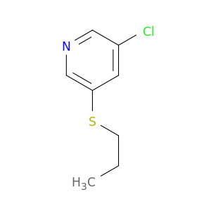 Pyridine, 3-chloro-5-(propylthio)-