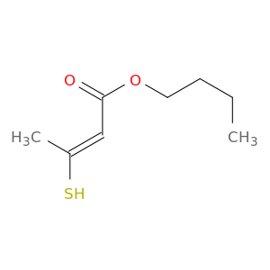 2-Butenoic acid, 3-mercapto-, butyl ester, (E)-