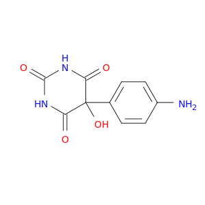 2,4,6(1H,3H,5H)-Pyrimidinetrione, 5-(4-aminophenyl)-5-hydroxy-