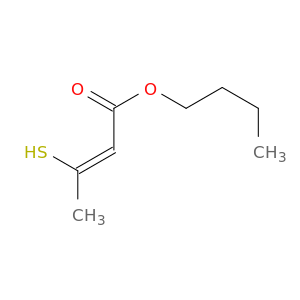 2-Butenoic acid, 3-mercapto-, butyl ester, (Z)-