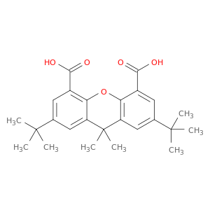 2,7-二-叔丁基-9,9-二甲基-4,5-氧杂蒽二羧酸