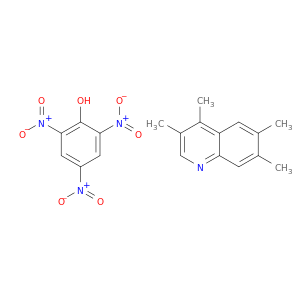 Quinoline, 3,4,6,7-tetramethyl-, compd. with 2,4,6-trinitrophenol (1:1)