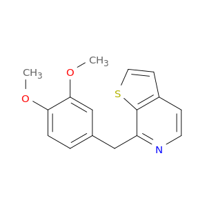 Thieno[2,3-c]pyridine, 7-[(3,4-dimethoxyphenyl)methyl]-