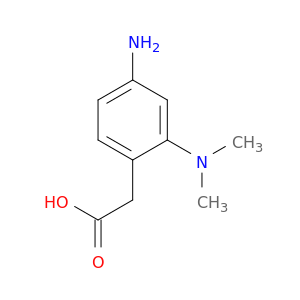 2-[4-amino-2-(dimethylamino)phenyl]acetic acid